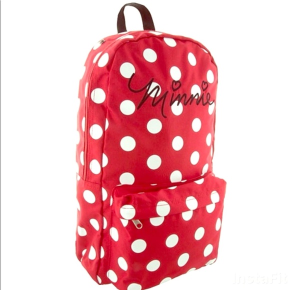 Other - Minnie Mouse Disney Hooded Backpack Bookbag